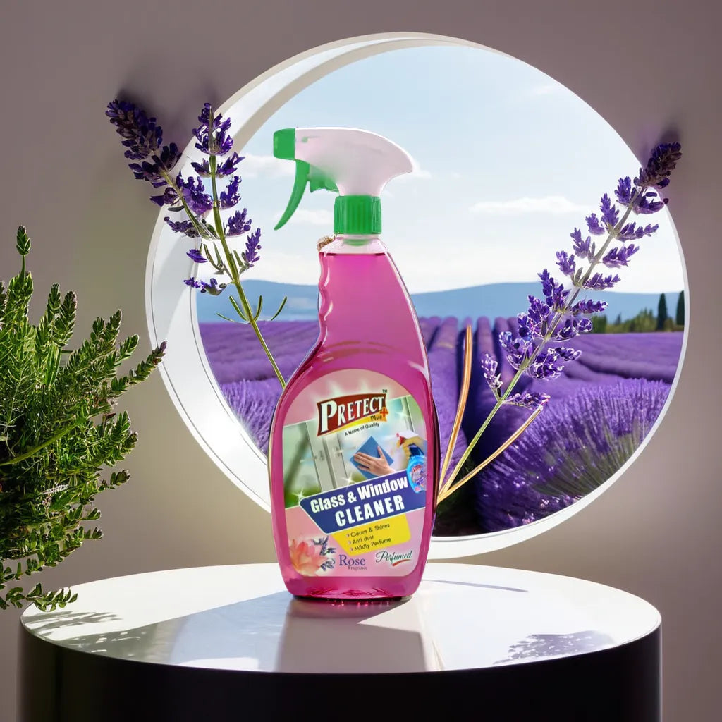 Pretect Plus Perfumed Glass & Window Cleaner 750ml – Streak-Free Shine with Fresh Fragrance