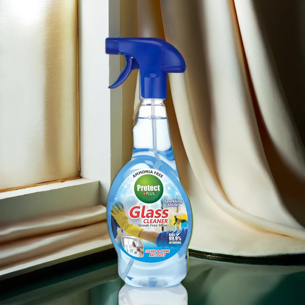 Pretect Plus Glass Cleaner 750ml – Streak-Free Crystal Shine