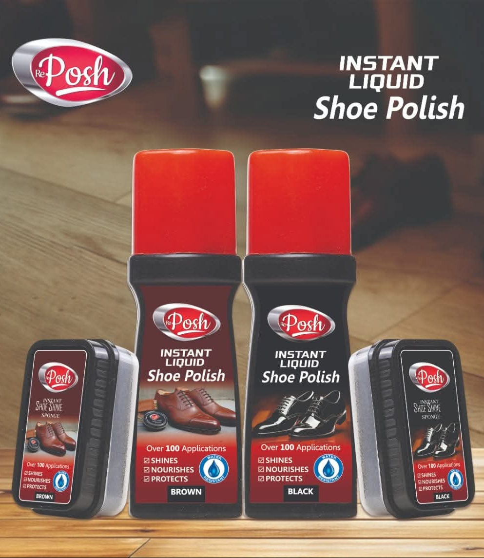 Reposh Shoe Polish & Shiner – Instant Shine & Long-Lasting Protection